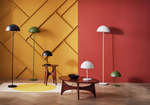 Modern Mushroom Floor Lamp - Black | Modern Standing Floor Light Home Lighting