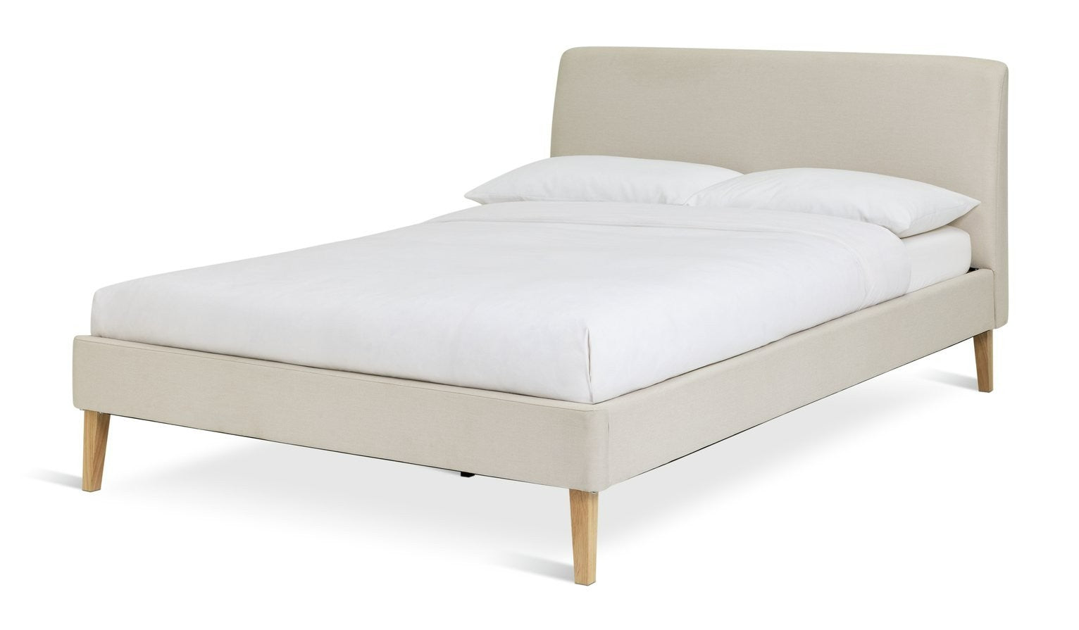 Ren Double Bed Frame - Cream | Stylish Sleeping Solution