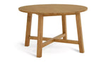 Trieste Round 4 Seater Dining Table - Oak