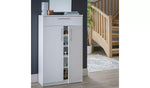 Brisbane 2 Door Shoe Storage Cabinet - White (B GRADE-1020)