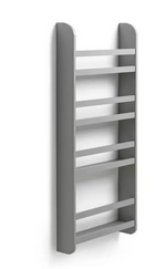 Kids Scandinavia Wall Mounted Bookcase White | Children's Bedroom Wall Shelf