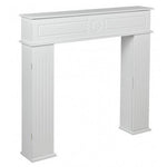 Habitat Fireplace Surround with Storage - White