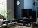 Home Maine TV Unit Black Ash Effect | Modern Living Room TV Stand Cabinet