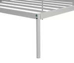 Freja Single Metal Bed Frame - Silver