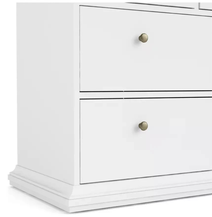 Tvilum Paris 4 Drawer Chest - White ( B Grade )
