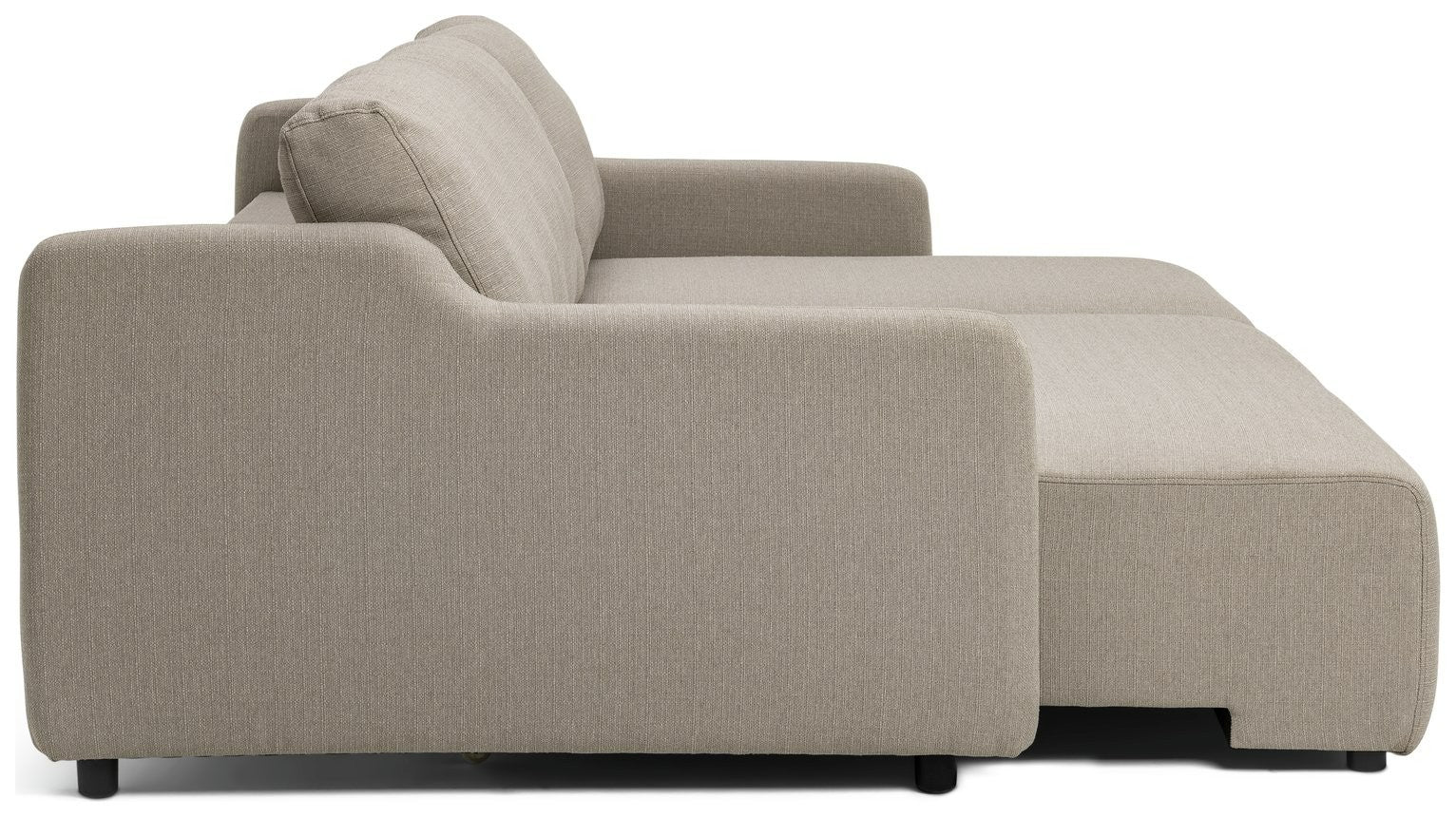 Stanley Fabric 3 Seater Sofa Bed - Natural | Sofa Bed's Smart Design
