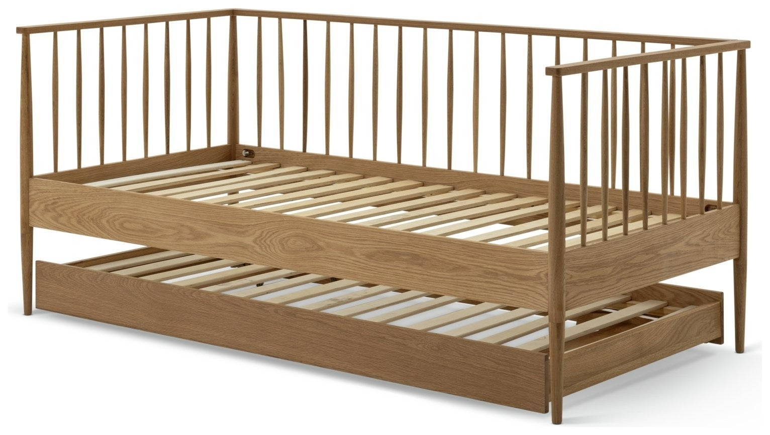 Chiltern Trundle Day Bed - Oak | Multi-functional Guest Setup