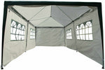 Home 3m x 6m Gazebo with Side Panels | Outdoor Garden Canopy Tent for Parties