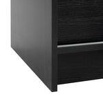 Home Malibu 1 Door Sliding Wardrobe - Black | small space wardrobe