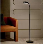 Mopsa Rechargeable LED Reading Floor Lamp Black | Modern Standing Lighting