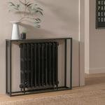 Home Loft Living Radiator Table Oak | Wooden Radiator Shelf Console Table