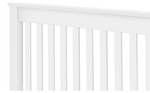 Home Aspley Kingsize Wooden Bed Frame - White ( B Grade )