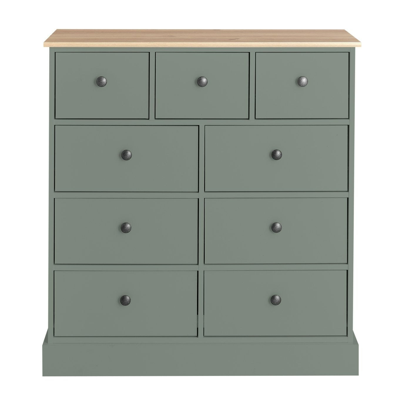 Home Kensington 9 Drawer Chest - Sage Green | Organized Living Space