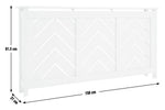 Habitat Chevron Large Radiator Cover - Black ( B GRADE 60900 )