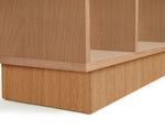 Habitat Cubes Wide Boockase - Oak Effect | Wooden Storage Shelving Unit Living