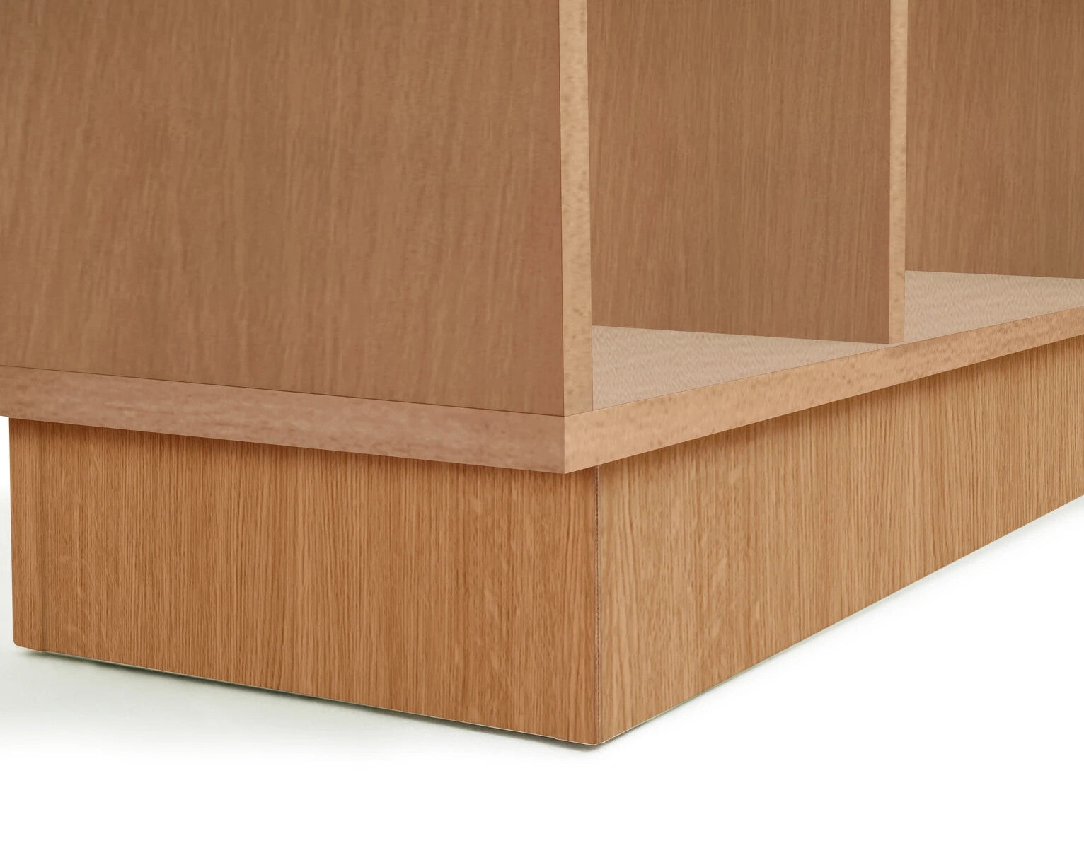 Habitat Cubes Wide Boockase - Oak Effect | Wooden Storage Shelving Unit Living