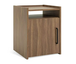 Habitat Oldham 1 Door Bedside Table - Walnut