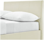 Home Heathdon Kingsize End Lift Ottoman Bed - Natural | Convenient Bed Storage