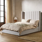 Kempley Kingsize End Lift Ottoman Bed - Grey | Elegant Sleep Space