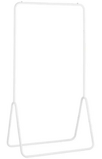 Arnie Clothes Rail - White | Garment Hanging Rail Clothes Storage Rack