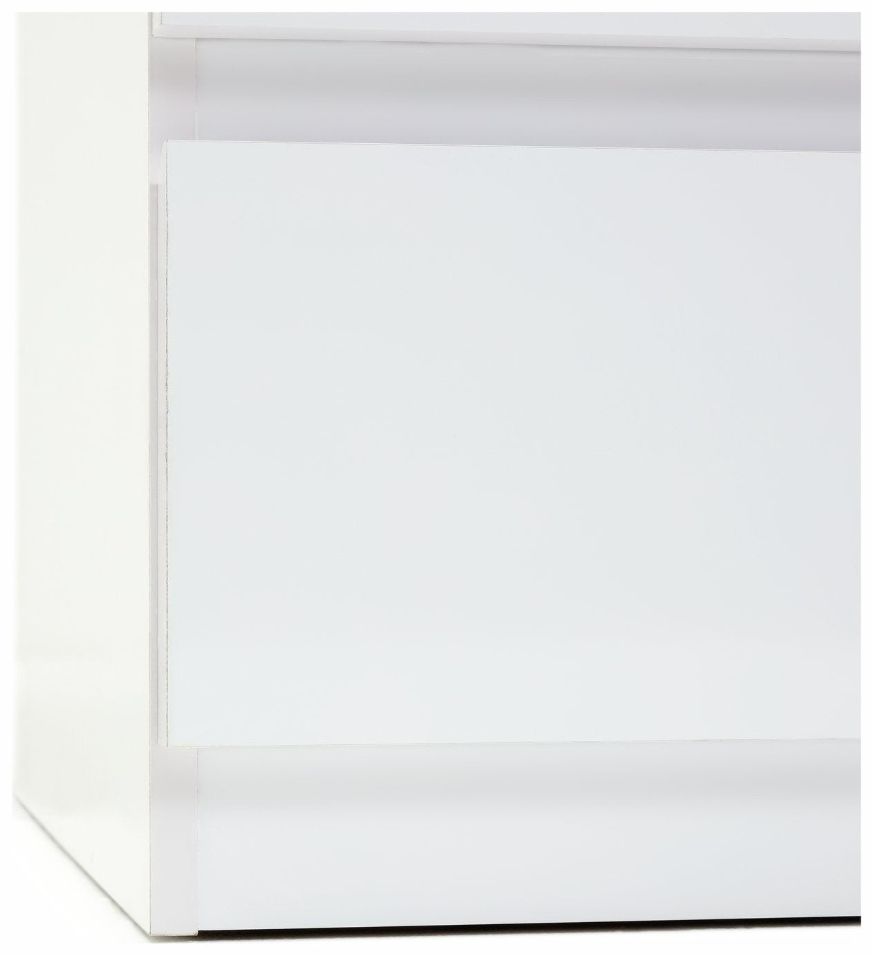 Home Jenson 6 Drawer Chest - Matte White | Minimalist design storage cabinet