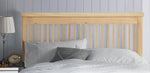 Aubrey Single Headboard - Oak Stain | Chunky solid pine frame