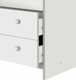 Seville 3 Drawer Chest - White | Bedroom Storage Unit for Clothes & Accessories