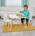 Liberty House Kids Table and Chair Set - Wood White