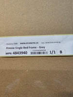Ronnie Single Bed Frame - Duck Egg Blue (B Grade)