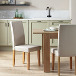 Home Pair of Midback Dining Chairs - Cream | Stylish Dining Accent