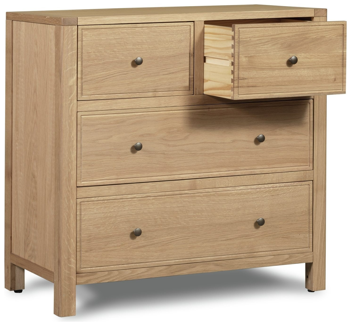 Finchley 4 Drawer Chest - Oak | Modern Bedroom Storage