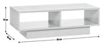 Habitat Cubes TV Unit - White | Modern TV Stand with Storage for Living Room