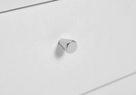 Malibu 3 Drawer Bedside Table - White | Nightstand Storage for Bedroom