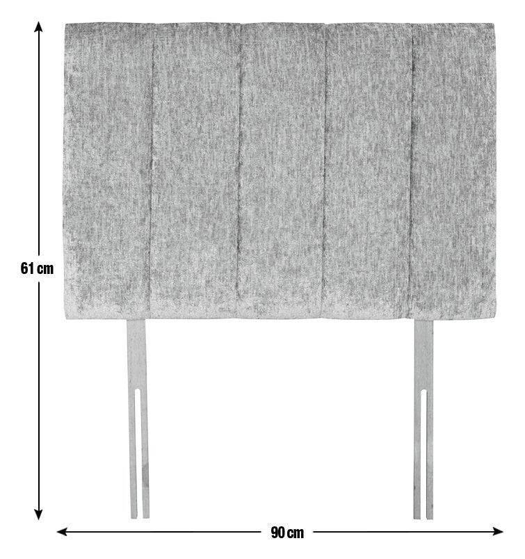 Bircham Light Grey Headboard - Single