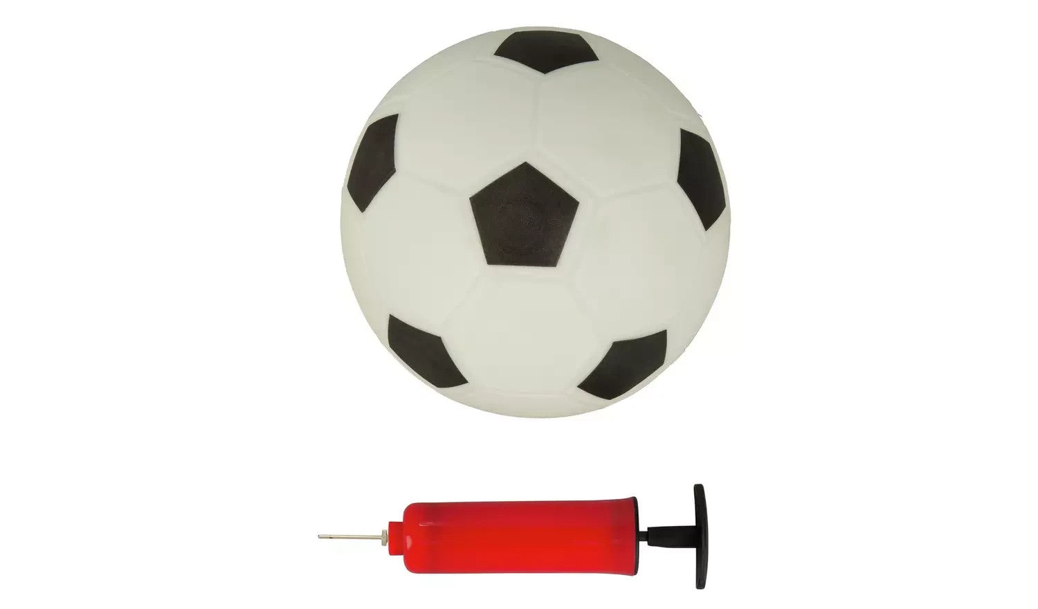 Opti Ball, Pump and 3 x 2ft 1 on 1 Football Goal Set of 2 | Kids Outdoor Footbal