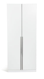 Munich 2 Door Wardrobe - White | Double door wardrobe
