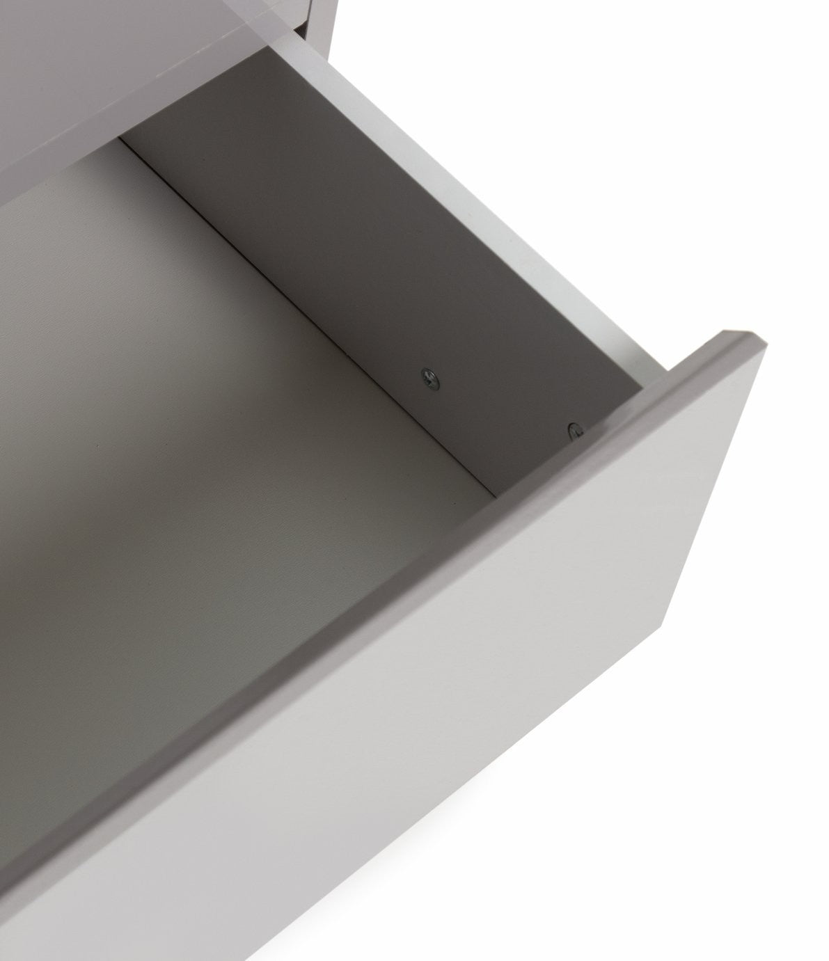 Home Jenson 3 Drawer Chest - Grey Gloss | Organizer Bedroom Furniture