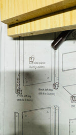 Kids Scandinavia 4 Chest of Drawers - Ink Blue ( B Grade 59648 )