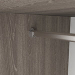 Seville 1 Door Wardrobe - Grey & Oak ( B Grade 51751 - 51752 )