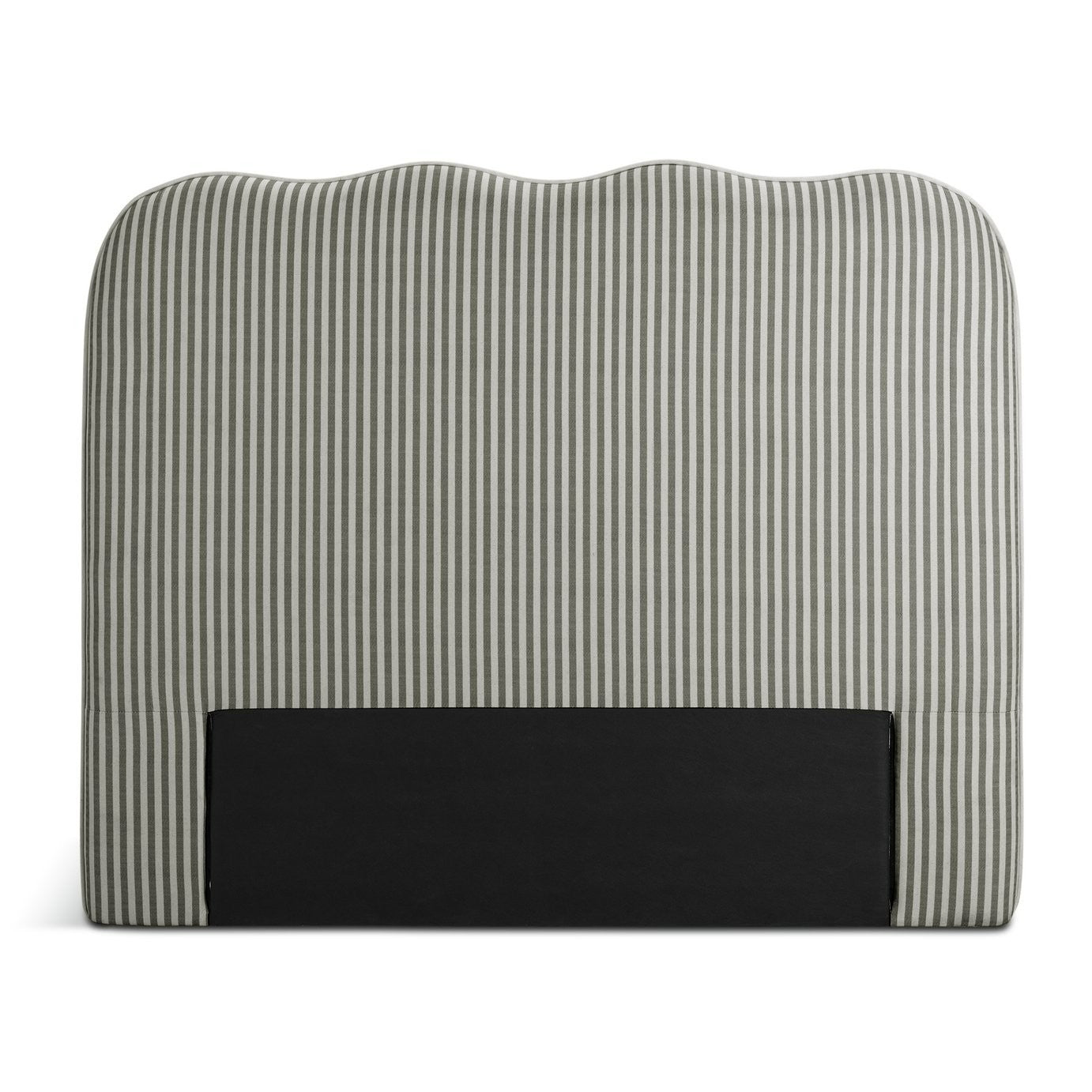Onda Linen Double Headboard - Grey | Soft Bed Backboard