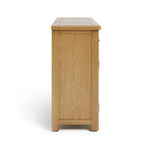 Home Kent 3 Door 3 Drawer Oak Sideboard - Natural | Elegant Living Storage