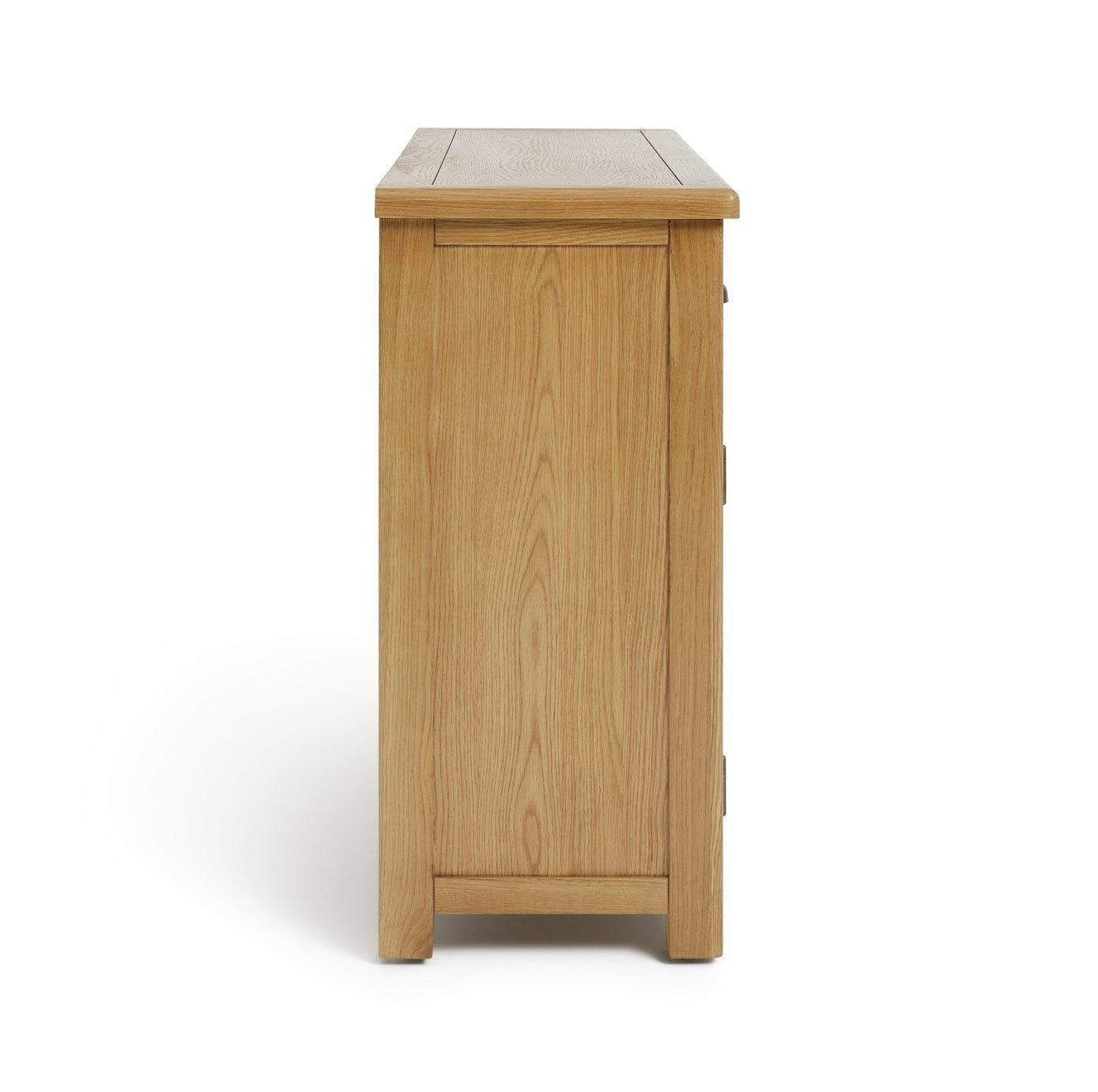 Home Kent 3 Door 3 Drawer Oak Sideboard - Natural | Elegant Living Storage