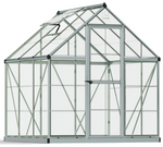 Palram - Canopia Harmony Silver Greenhouse - 6 x 6ft ( B Grade 34367 - 34375 )