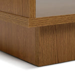Habitat Cubes TV Unit Oak Effect | Compact TV Stand Open Shelves Media Storage