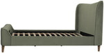 Betty Kingsize Bed Frame - Green | Luxurious Upholstered Design
