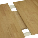 Home Chicago Extendable Cream Dining Table & 4 Chairs | Modern Dining Room Set