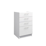 JD Greta Fixed Height Kitchen Drawer Unit 500mm - White Matt A-