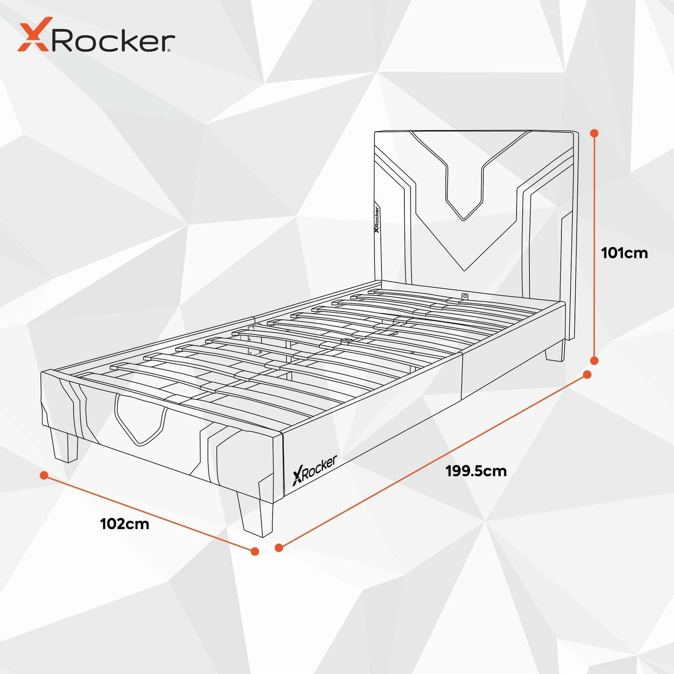 X Rocker Chromis Single Bed in a Box - Blue | Gamers Sleep Solution
