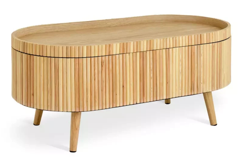 Riona Coffee Table Natural | Living Room Wooden Centre Table Furniture