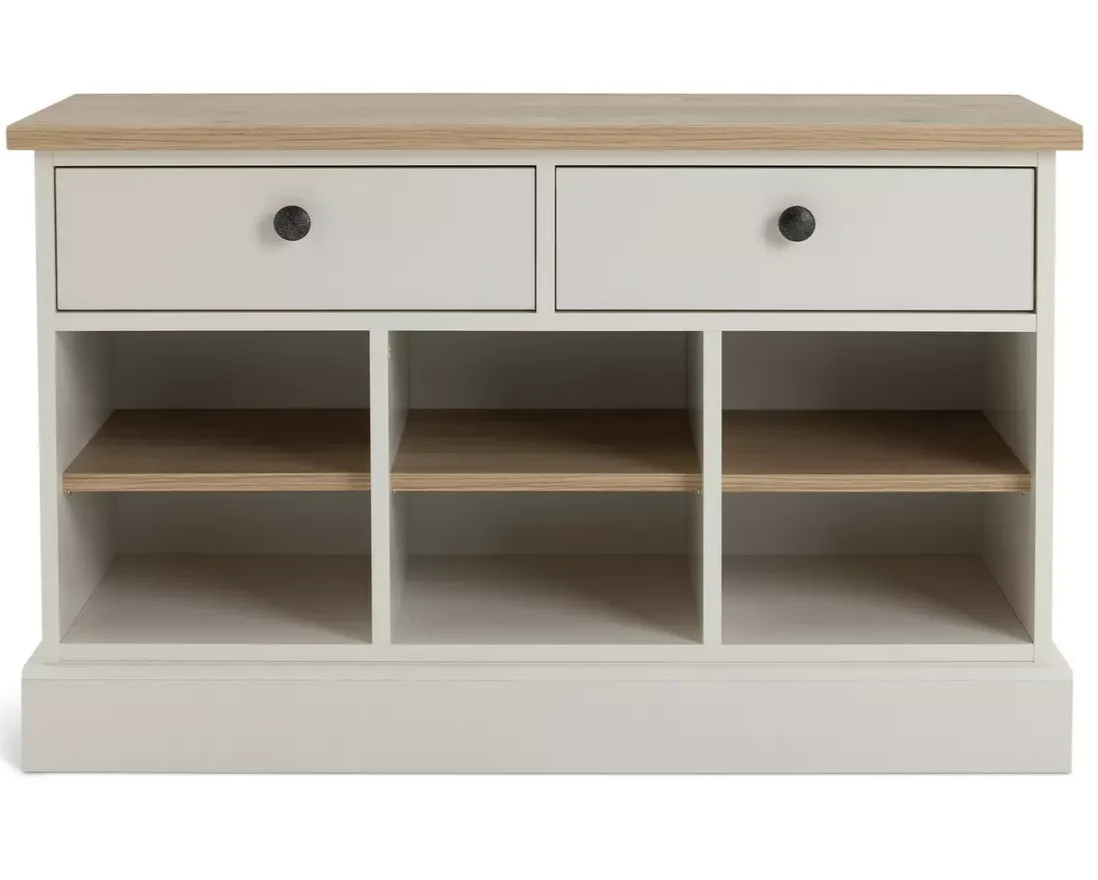 Home Winchester Shoe Storage Bench - Cream (B Grade)